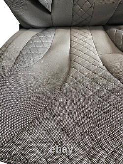 Fits PEUGEOT BOXER Motorhome seat covers 2 fronts-, Serenity1 MOS 004