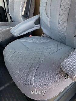 Fits PEUGEOT BOXER Motorhome seat covers 2 fronts-, Serenity1 MOS 004