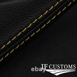 Fits Renault Master 2010-2018 Yellow Stitch 2x Seat Armrest Leather Cover