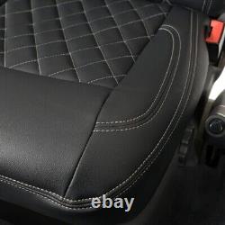 Fits Vw Transporter T5/t5.1 Caravelle Front Seat Covers Leatherette 2003-15 1168