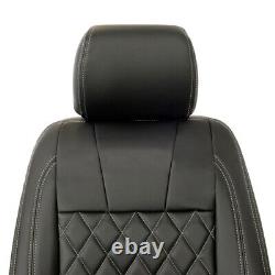 Fits Vw Transporter T5/t5.1 Front Seat Covers Leatherette (2003-2015) 1168