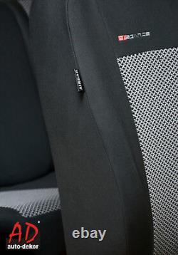 Fits for Skoda Rapid 2012-2019 Tailored Measure Seat Covers Without Armrest