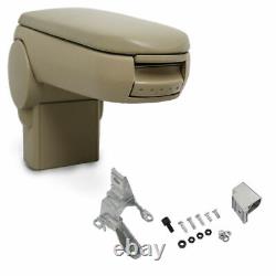 For Seat Leon 1 M / Toledo 1M Center Armrest Complete Leather Cover Beige