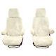 Ford Transit Motorhome Luxury Faux Sheepskin Seat Covers Pair &armrests 821 821