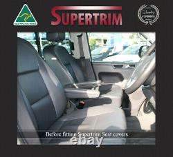 Front+ 4 Armrest seat covers fit Volkswagen Multivan T5 (2004-2015) neoprene