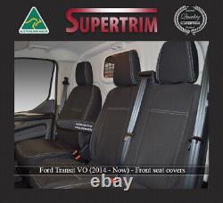 Front+Driver's side Armrest+Rear seat cover fit Ford Transit VO premium neoprene
