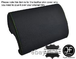 Green Stitch Rear Seat Armrest Leather Covers Fits Mercedes S Class W221 06-13