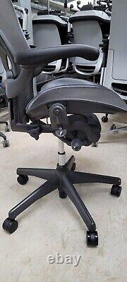 Herman Miller Aeron Chair Fully Loaded Size B, New Posture Fit and more 20 stock