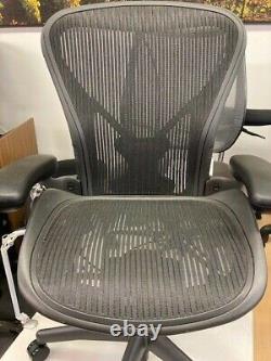 Herman Miller Aeron Flip Arm Task chair B fully spec inc posture fit