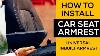 How To Install Universal Car Seat Armrest By Rekart