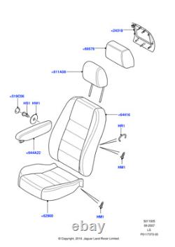 Land Rover Genuine HAI500032PVJ Armrest Fits Discovery 3 2005-2009 Classic