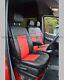 Mercedes Sprinter Van Tailored Seat Covers Black And Red Diamond (2nd Gen)