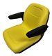 Milsco Xb180 Yellow Seat With Armrests Fits Gators And Lawn Mowers Toro Scag Etc