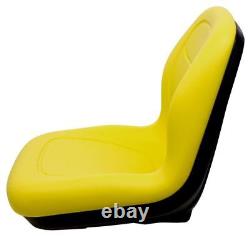 Milsco XB180 Yellow Seat with Armrests fits Gators and Lawn Mowers Toro Scag etc