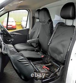 Nissan NV300 Tailored Waterproof Tough Heavy Duty Van Black Seat Covers 2022