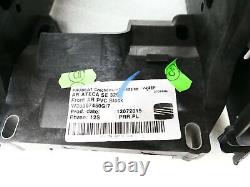 Original Seat Ateca BJ 2020 middle armrest armrest backrest black with leather c