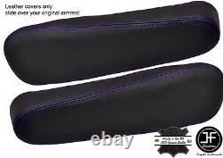 Purple Stitch 2x Seat Armrest Leather Covers Fits Honda Crv Cr-v 2007-2011