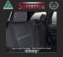 REAR + Armrest Seat Cover Fit Jeep Grand Cherokee WK 11-Now Neoprene Waterproof