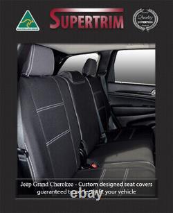 REAR + Armrest Seat Cover Fit Jeep Grand Cherokee WK 11-Now Neoprene Waterproof