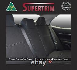 REAR + Armrest Seat Cover Fit Toyota Camry Neoprene Waterproof