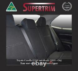 REAR + Armrest Seat Cover Fit Toyota Corolla Neoprene Waterproof