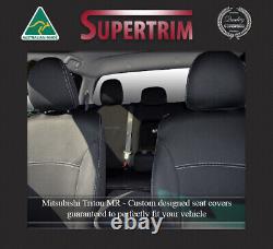 REAR + Armrest Seat Cover Fit Triton MR (2019-Now) Neoprene Waterproof