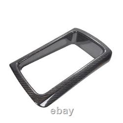 Real Carbon Fiber Rear Seat Armrest Cup Holder Cover Fit For BMW M3 M4 2014+