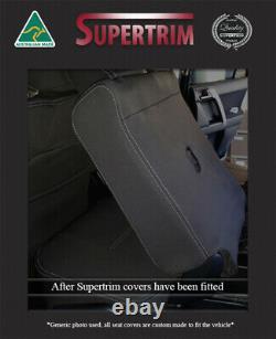 Rear + Armrest Seat Covers Fit Holden Ve Commodore Waterproof Premium Neoprene