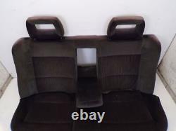 Rear Seat Bench Fabric Not Divided Fabric Black Velour Armrest Seat Rear