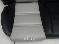 Rear Seat Bench Leather Audi S8 A8 4E Back Seat Lordose Valcona Black Light Grey