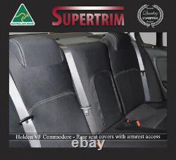 Rear Wagon + Armrest Seat Cover Fit Holden Vf Commodore Premium Neoprene