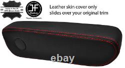 Red Stitch 1x Driver Seat Armrest Leather Cover Fits Bmw E23 E28 5 & 7 Series