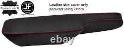 Red Stitch 1x Driver Seat Armrest Leather Cover Fits Fiat Ducato 1994-2002