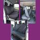 Renault Trafic 01-06 Minibus (no Armrest) Tailored Waterproof Black Seat Covers