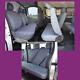 Renault Trafic Minibus 2006-14 Tailored Waterproof (no Armrest) Grey Seat Covers