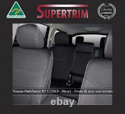 SEAT COVER Fit Nissan Pathfinder REAR+ARMREST 100% WATERPROOF PREMIUM NEOPRENE
