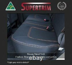 SEAT COVER Fit Nissan Patrol REAR+ARMREST 100% WATERPROOF PREMIUM NEOPRENE