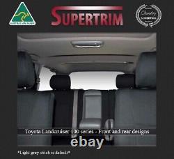 SEAT COVER Fit Toyota Landcruiser 100 Series REAR+ARMREST PREMIUM NEOPRENE