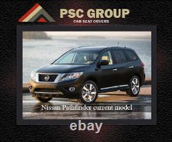 SEAT COVER fits Nissan Pathfinder 2nd Row+ARMREST WATERPROOF PREMIUM NEOPRENE
