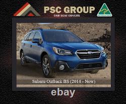 SEAT COVER fits Subaru Outback REAR+ARMREST 100% WATERPROOF PREMIUM NEOPRENE