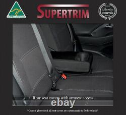 Seat Cover Fits Mitsubishi Pajero Sport Rear Armrest Access Waterproof