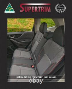 Seat Cover Fits Subaru Forester Rear + Armrest Waterproof Premium Neoprene