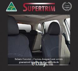 Seat Cover Fits Subaru Forester Rear + Armrest Waterproof Premium Neoprene