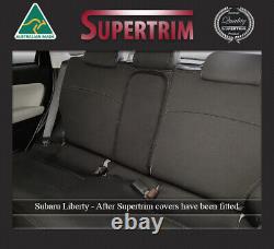 Seat Cover Fits Subaru Liberty Rear + Armrest Access Waterproof Premium Neoprene