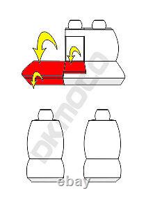 Tailored seat covers for Ford Mondeo Mk4 2007- 2014 Full set WITH REAR ARMREST