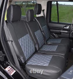 To suit Land Rover Discovery 3 5 Seater Tailored Diamond Quilted Seat Covers
