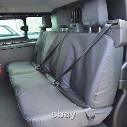 Transit Custom CREW CAB DCIV Waterproof Heavy Duty Fitted Seat Covers 13-22