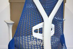 UK Delivery Herman Miller Sayl Chair White Frame Blue Back Lumbar Option