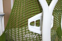 UK Delivery Herman Miller Sayl Chair White Frame Green Back Lumbar Option