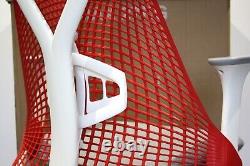 UK Delivery Herman Miller Sayl Chairs White Frame Red Back Lumbar Option
